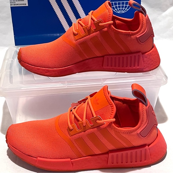 Adidas NMD_R1 W Sneakers Orange Sizes 9 and 9.5 - Picture 3 of 15